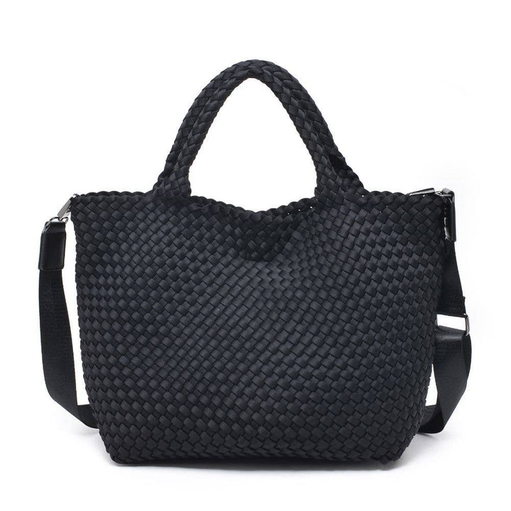 Medium Woven Neoprene Tote: Ocean – Spoken Boutique